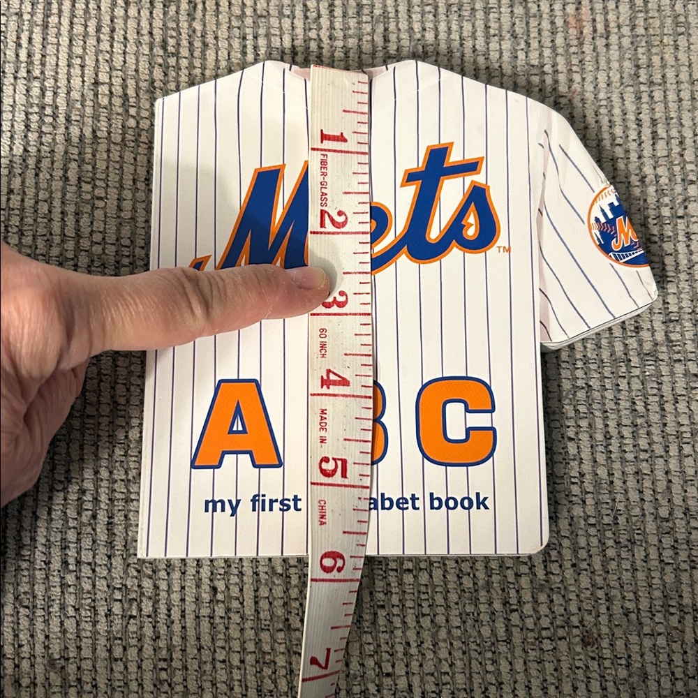 NY mets my first alphabet book ABC board book for kids baseball related - Picture 7 of 8